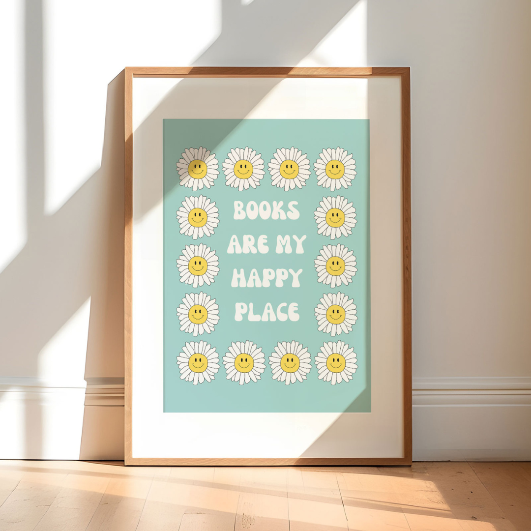 happy place print